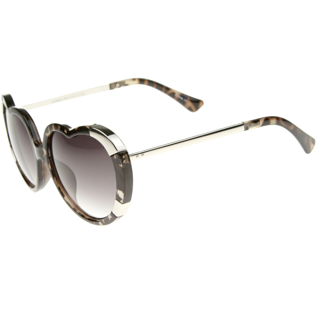 Women's Oversize Heart Shaped Sunglasses A224