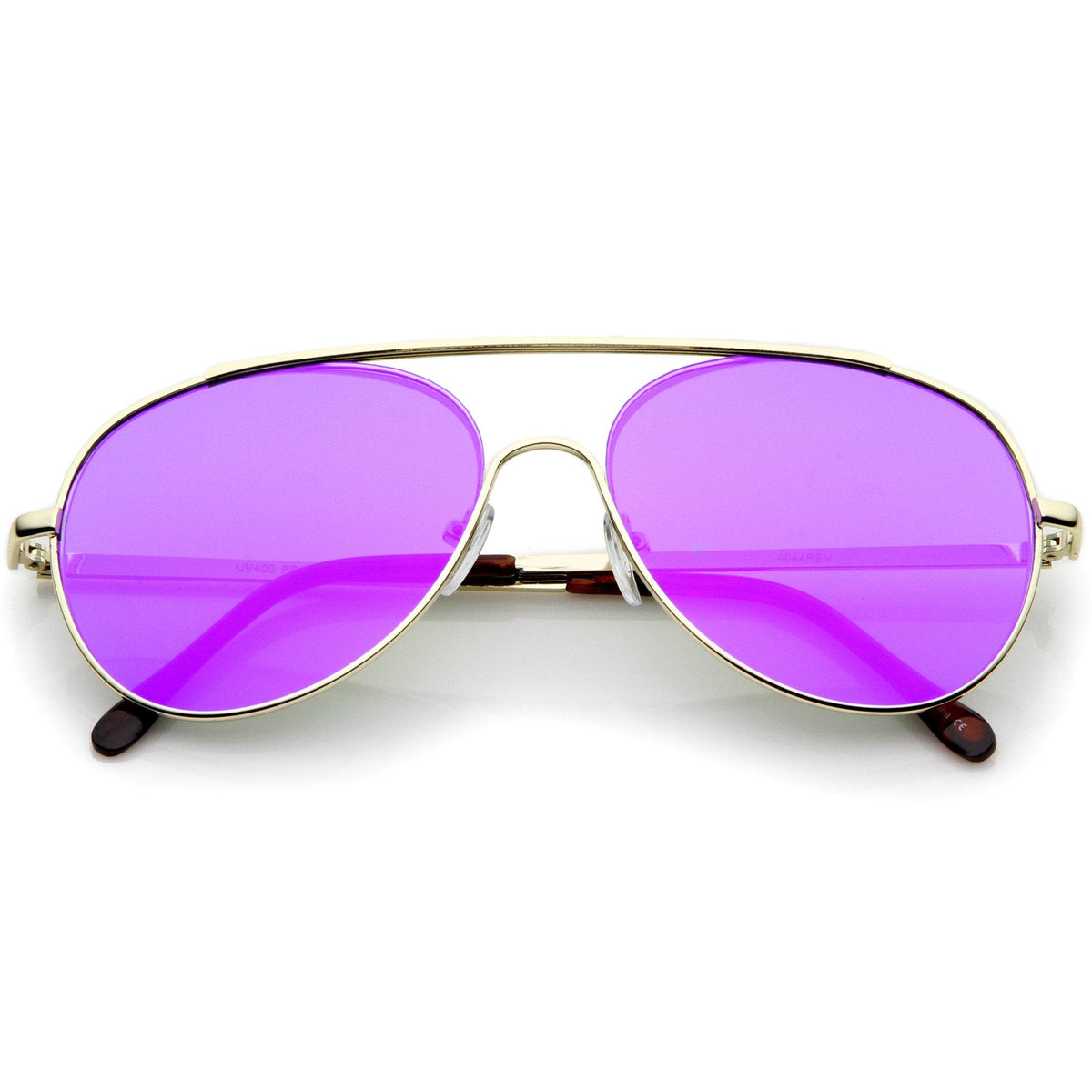 Modern Center Focus Mirror Lens Aviator Sunglasses A511