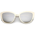 Premium Oversize Laser Cut Metal Cat Eye Sunglasses C368