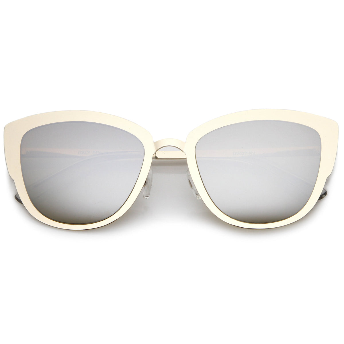 Premium Oversize Laser Cut Metal Cat Eye Sunglasses C368