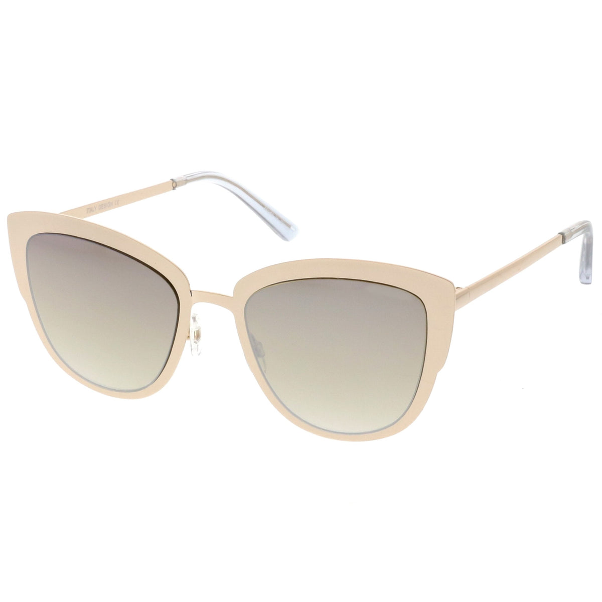 Premium Oversize Laser Cut Metal Cat Eye Sunglasses C368