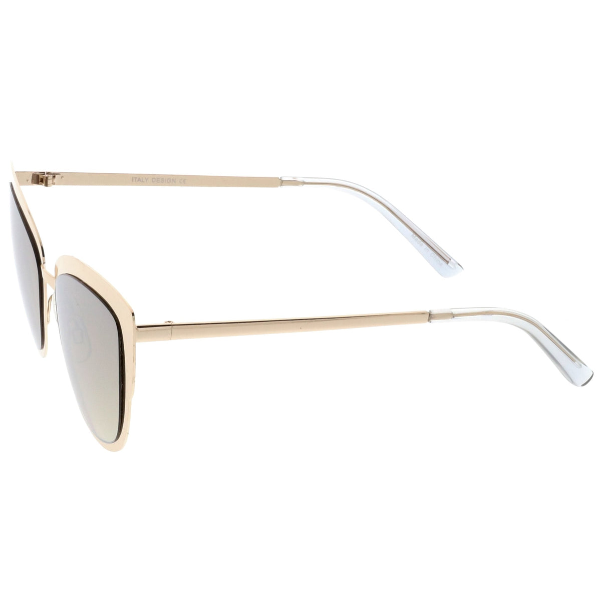 Premium Oversize Laser Cut Metal Cat Eye Sunglasses C368