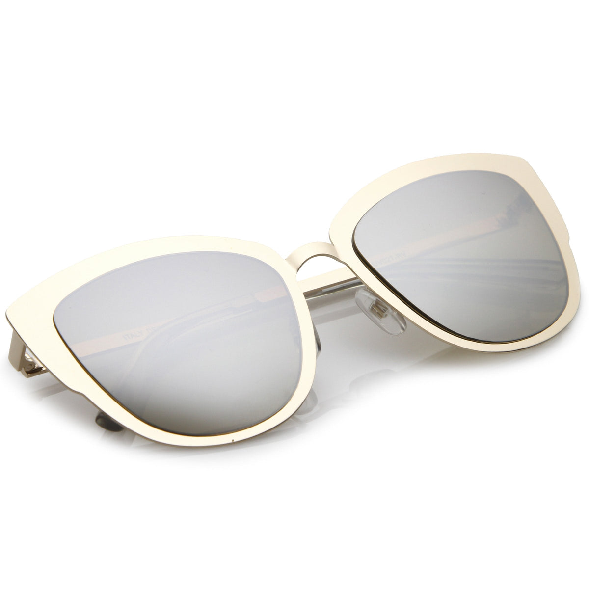 Premium Oversize Laser Cut Metal Cat Eye Sunglasses C368