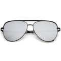 Premium Oversize Mirrored Flat Lens Aviator Sunglasses C361
