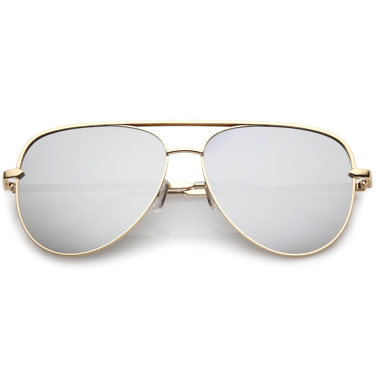 Premium Oversize Mirrored Flat Lens Aviator Sunglasses C361
