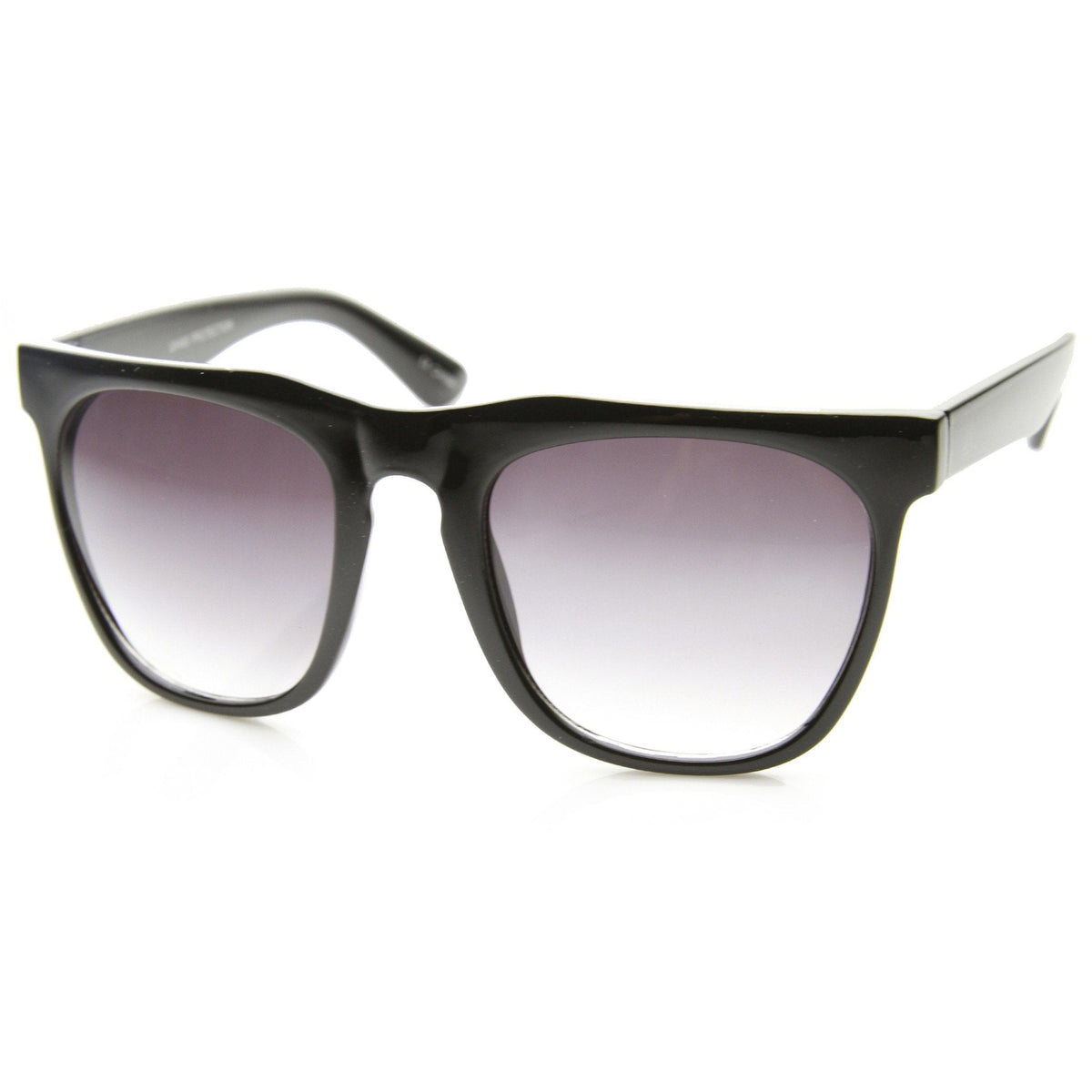 Retro Oversize Square Horned Rim Sunglasses 9598