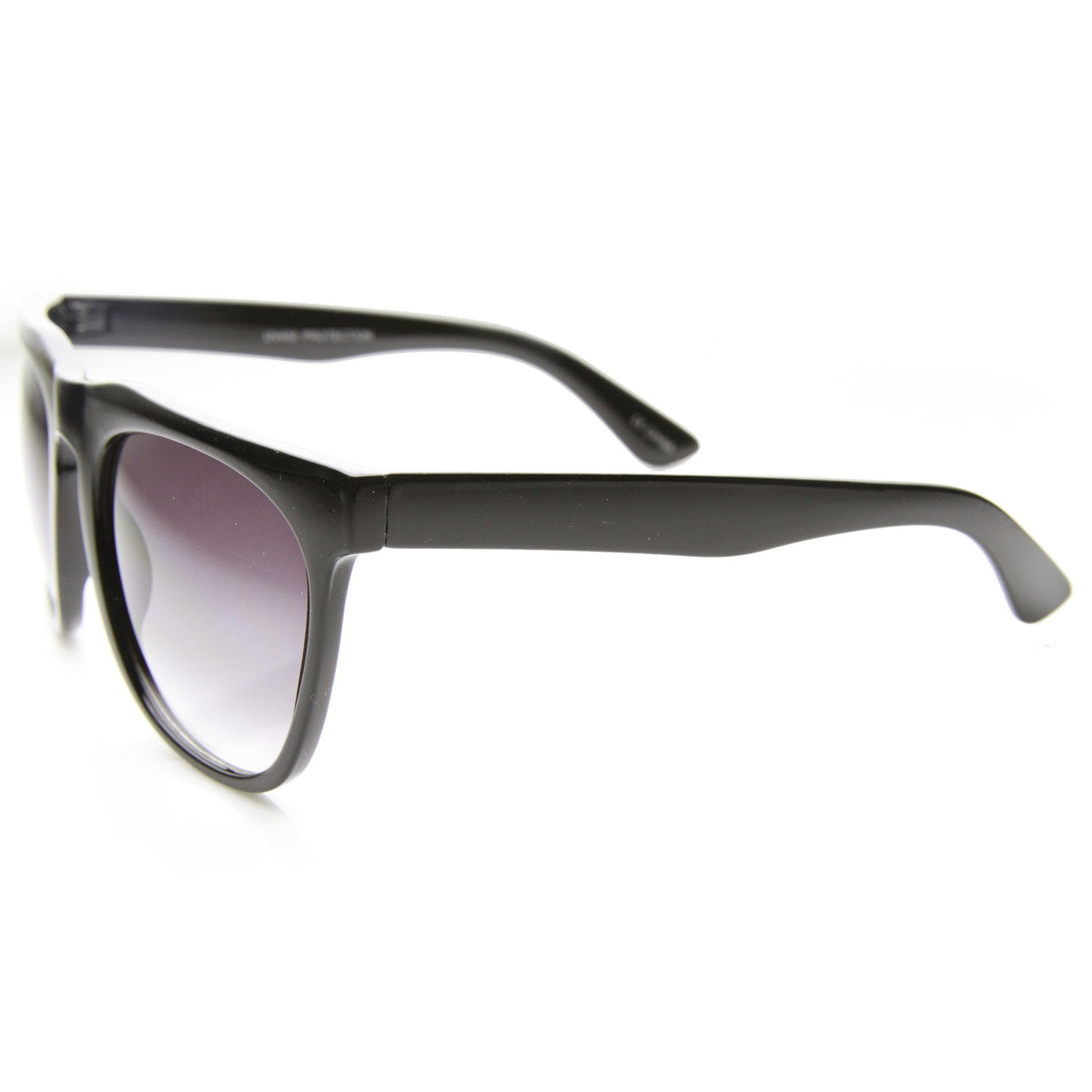 Retro Oversize Square Horned Rim Sunglasses 9598