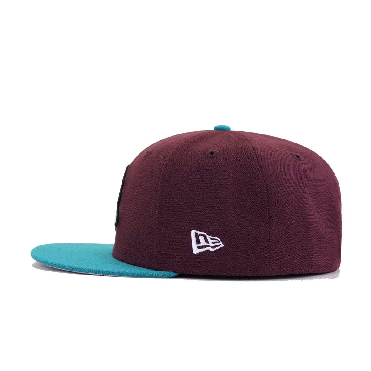 Anaheim Ducks Maroon Aqua MASK ON New Era 59Fifty Fitted