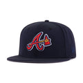 Atlanta Braves Navy New Era 9Fifty Snapback