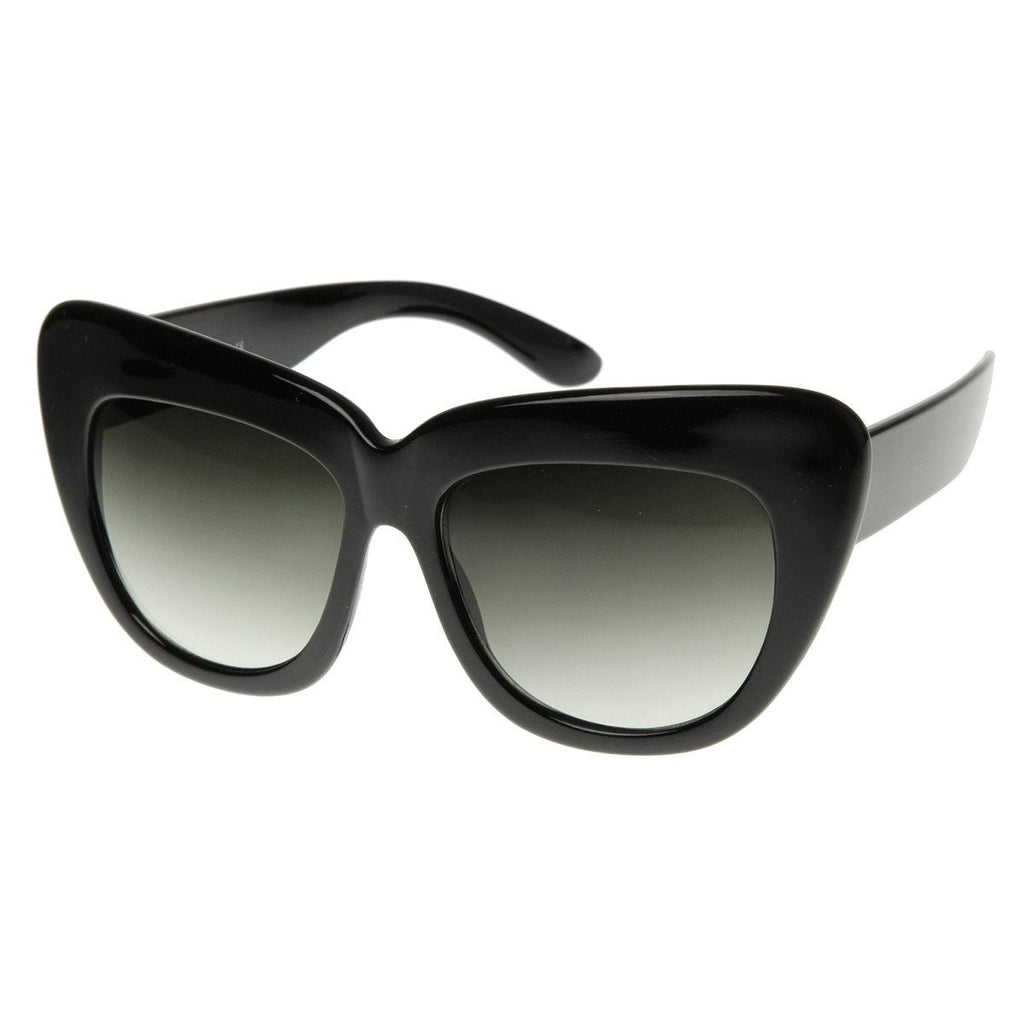 Designer Fashion Oversize Cat Eye Sunglasses 8300