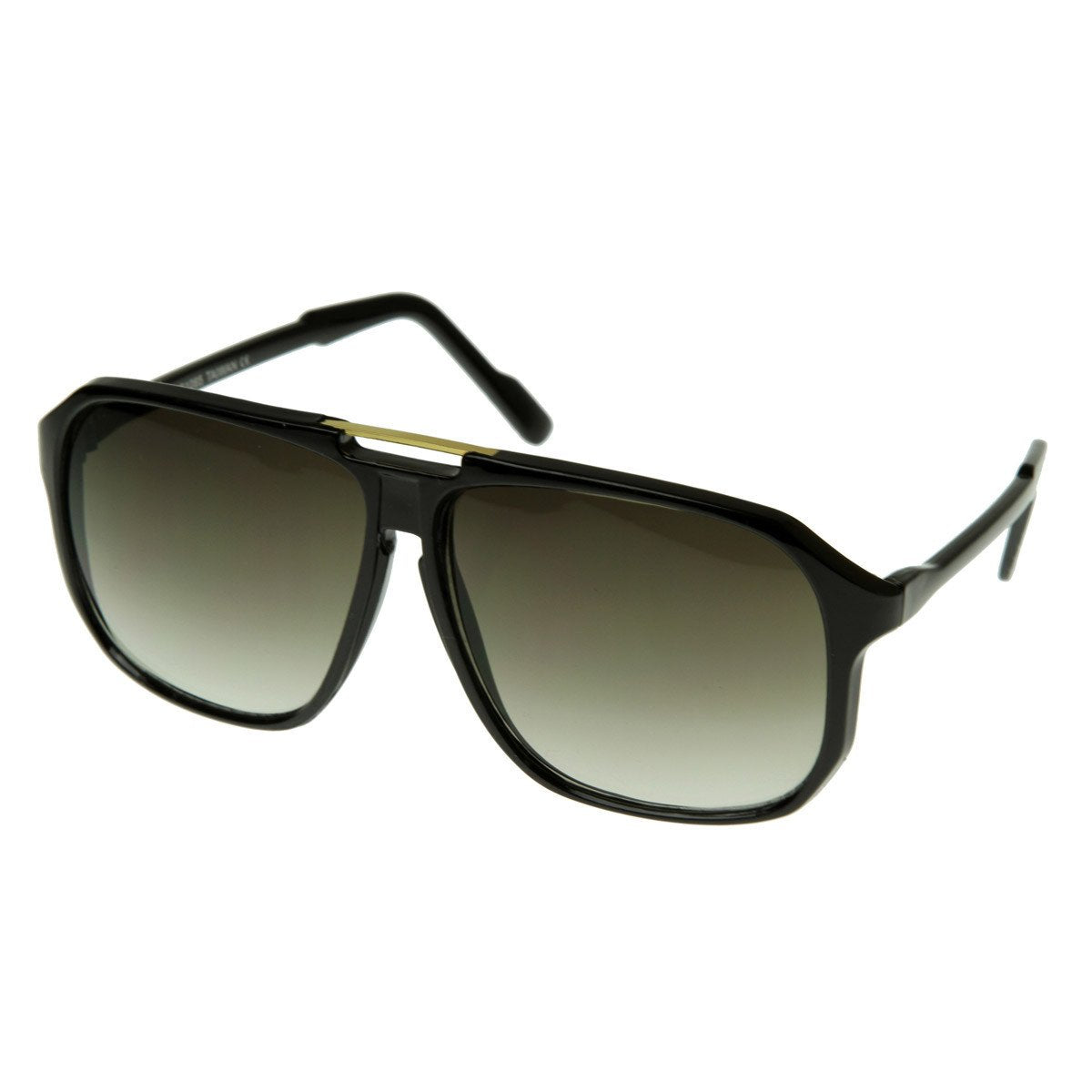 Large Retro Nerd Square Aviator Block Sunglasses 2841