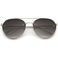 Retro Modern Rimless Aviator Sunglasses A839