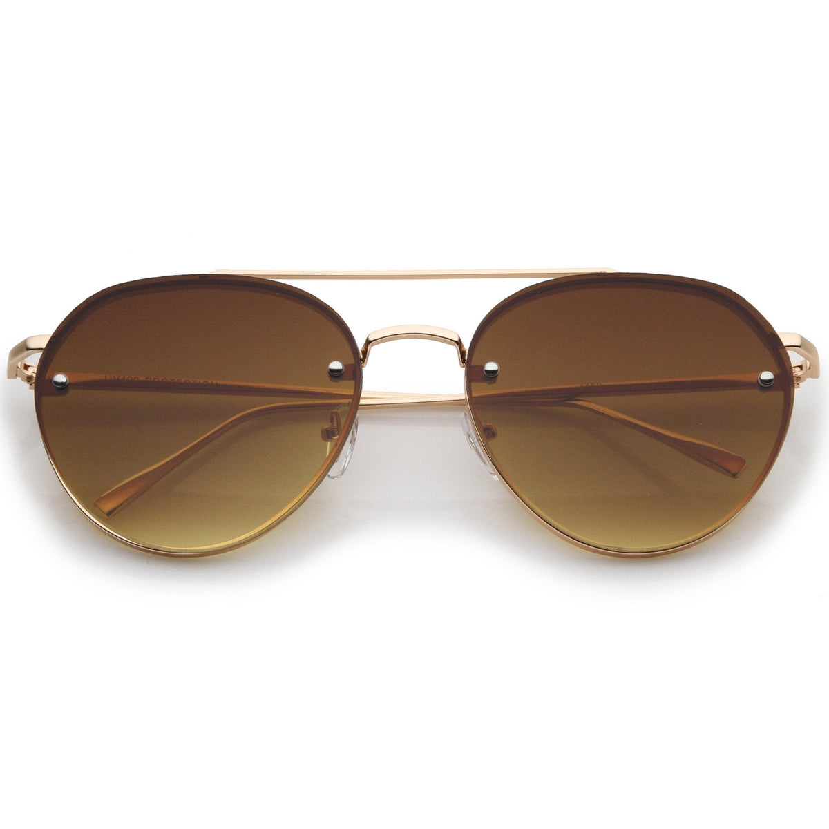 Retro Modern Rimless Aviator Sunglasses A839