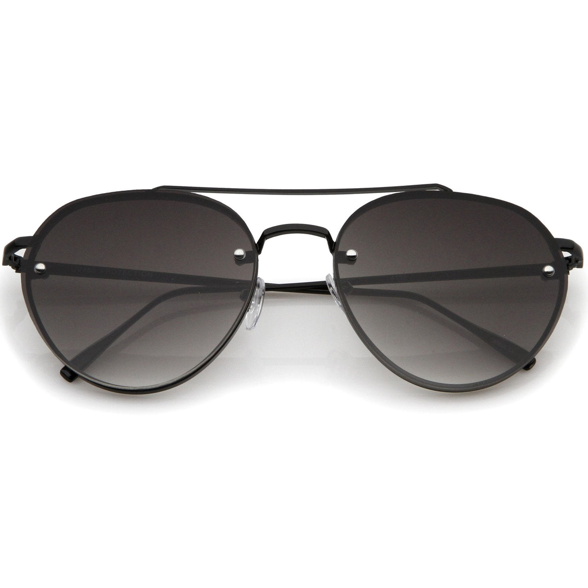 Retro Modern Rimless Aviator Sunglasses A839