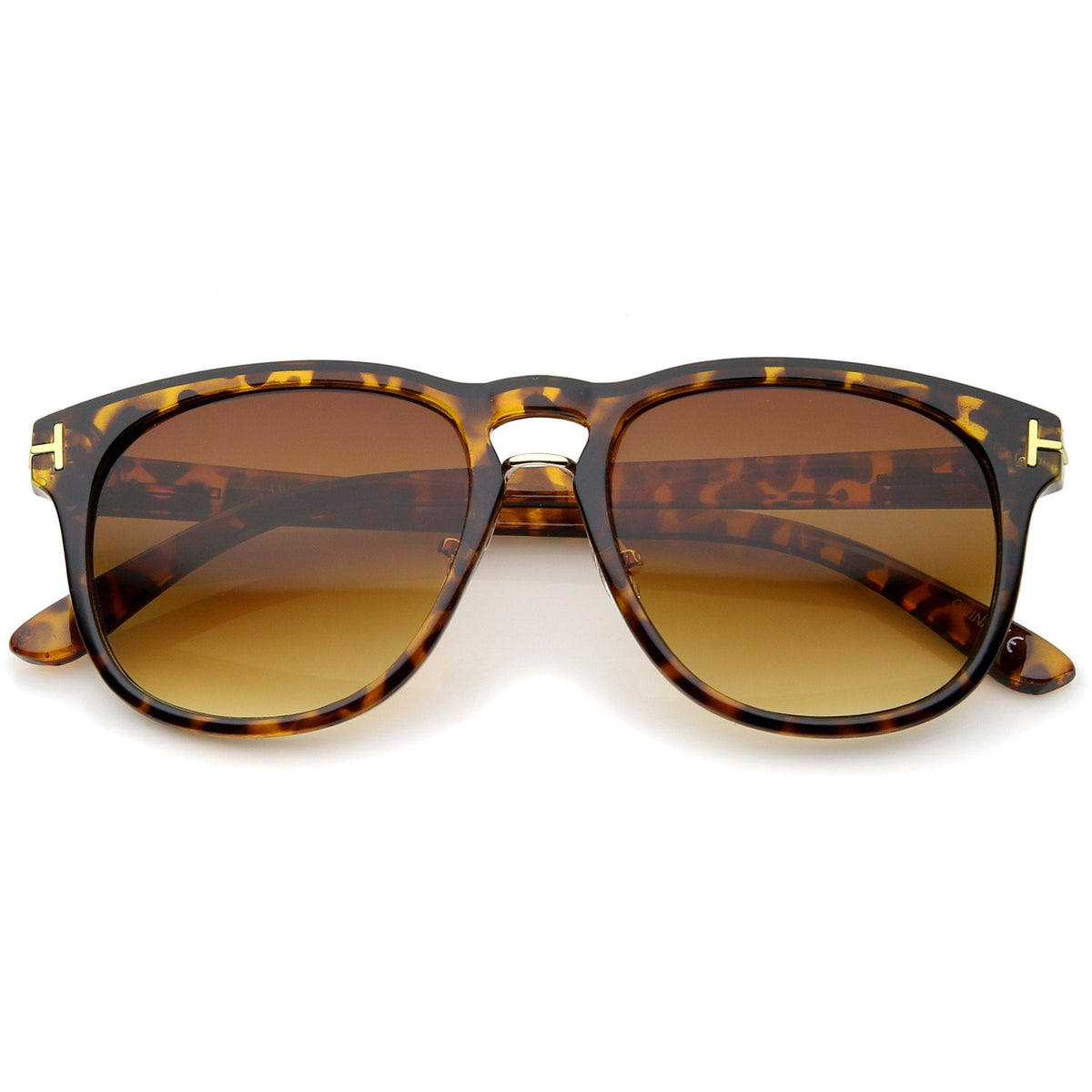 European Dapper Horned Rim Sunglasses A329