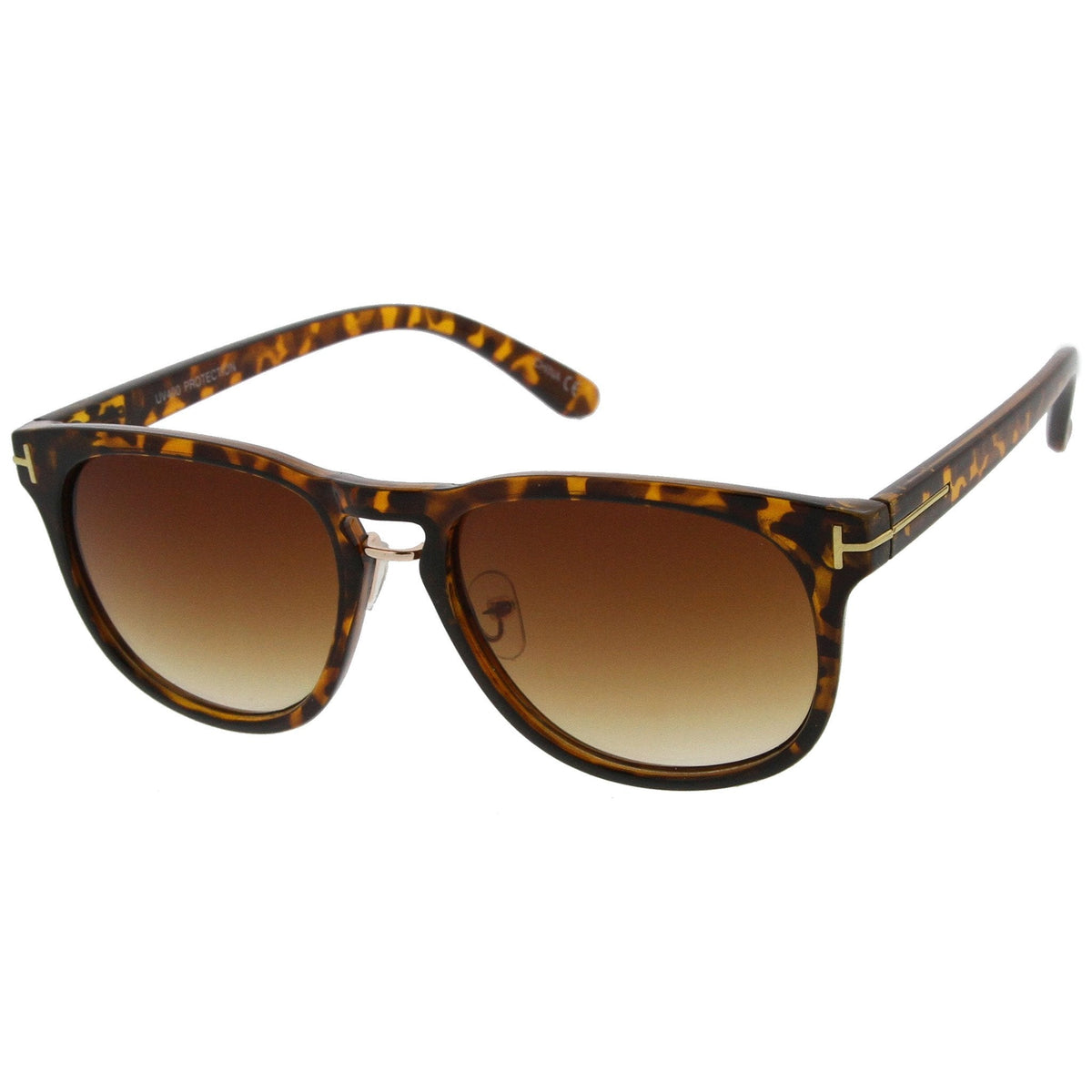 European Dapper Horned Rim Sunglasses A329