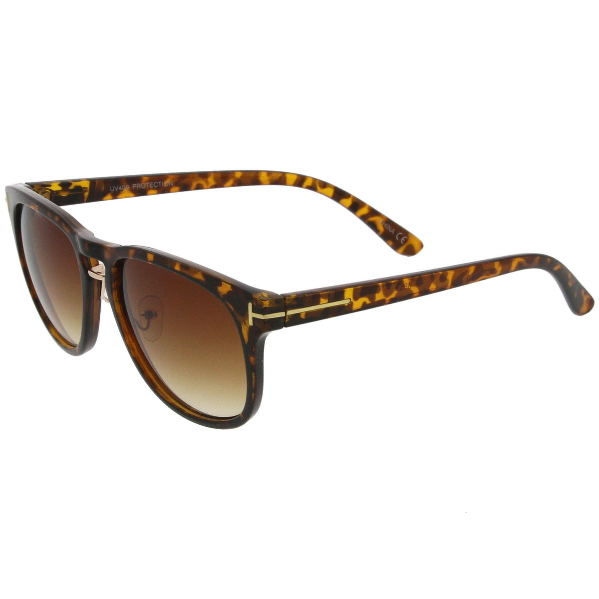 European Dapper Horned Rim Sunglasses A329