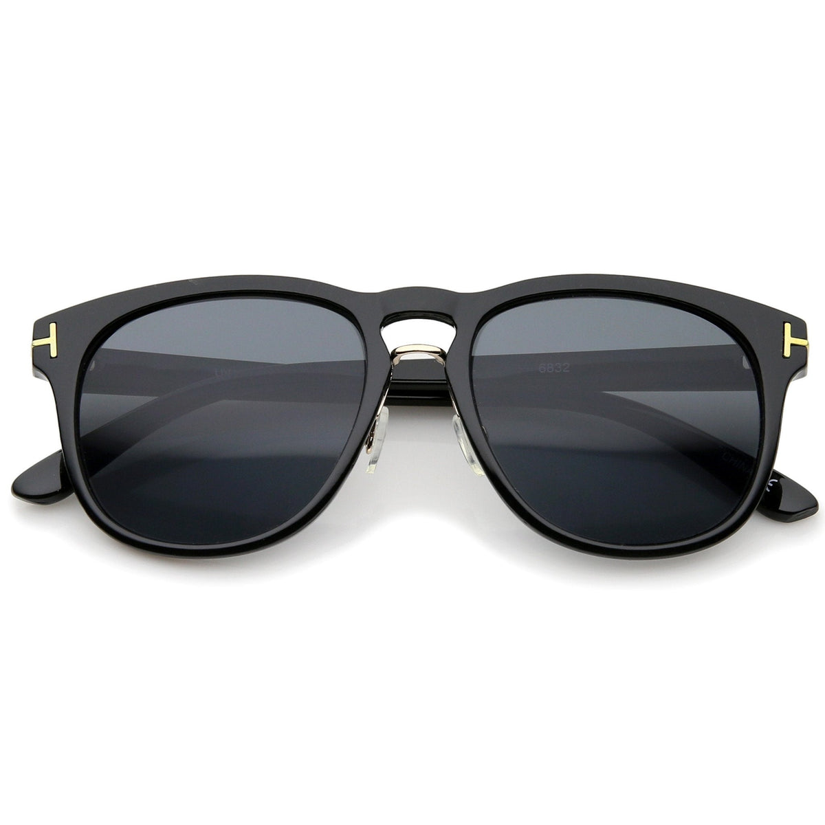 European Dapper Horned Rim Sunglasses A329