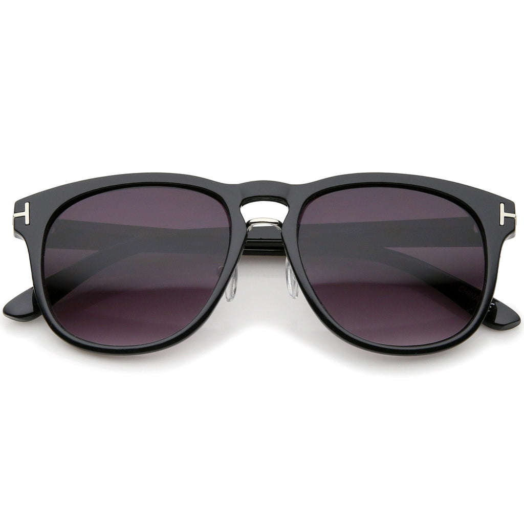 European Dapper Horned Rim Sunglasses A329