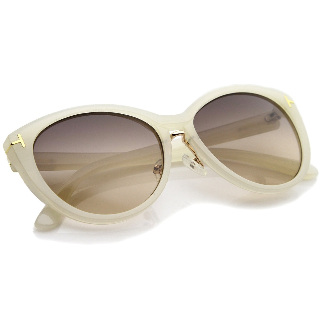 Women's Euro Oval Cat Eye Sunglasses A336