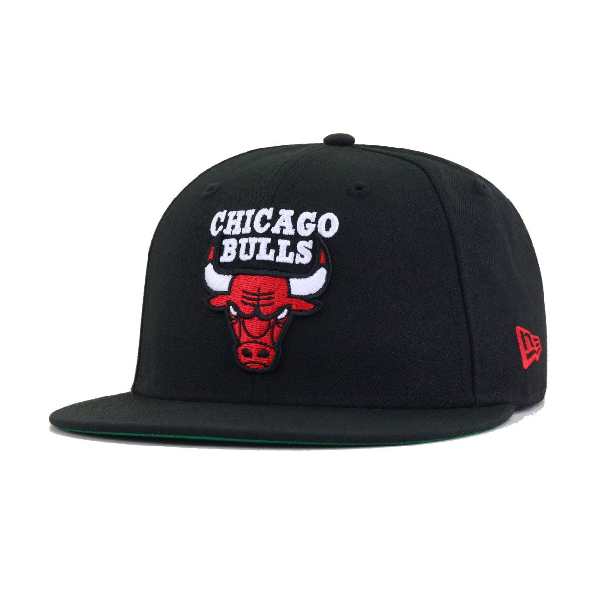 Chicago Bulls Black 6-Time Champs Green Bottom New Era 59Fifty Fitted