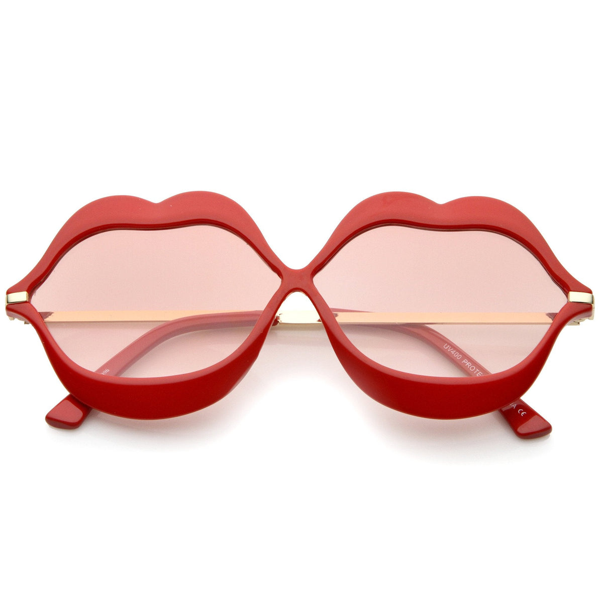 Oversize Novelty Lip Shape Frame Sunglasses A830