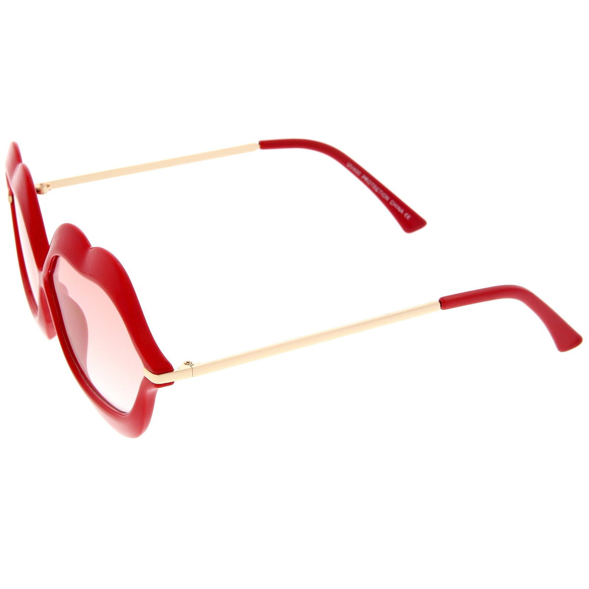 Oversize Novelty Lip Shape Frame Sunglasses A830