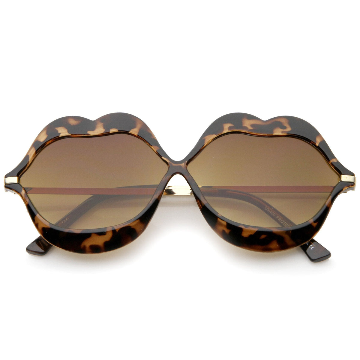Oversize Novelty Lip Shape Frame Sunglasses A830