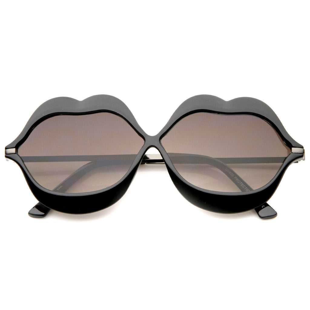 Oversize Novelty Lip Shape Frame Sunglasses A830