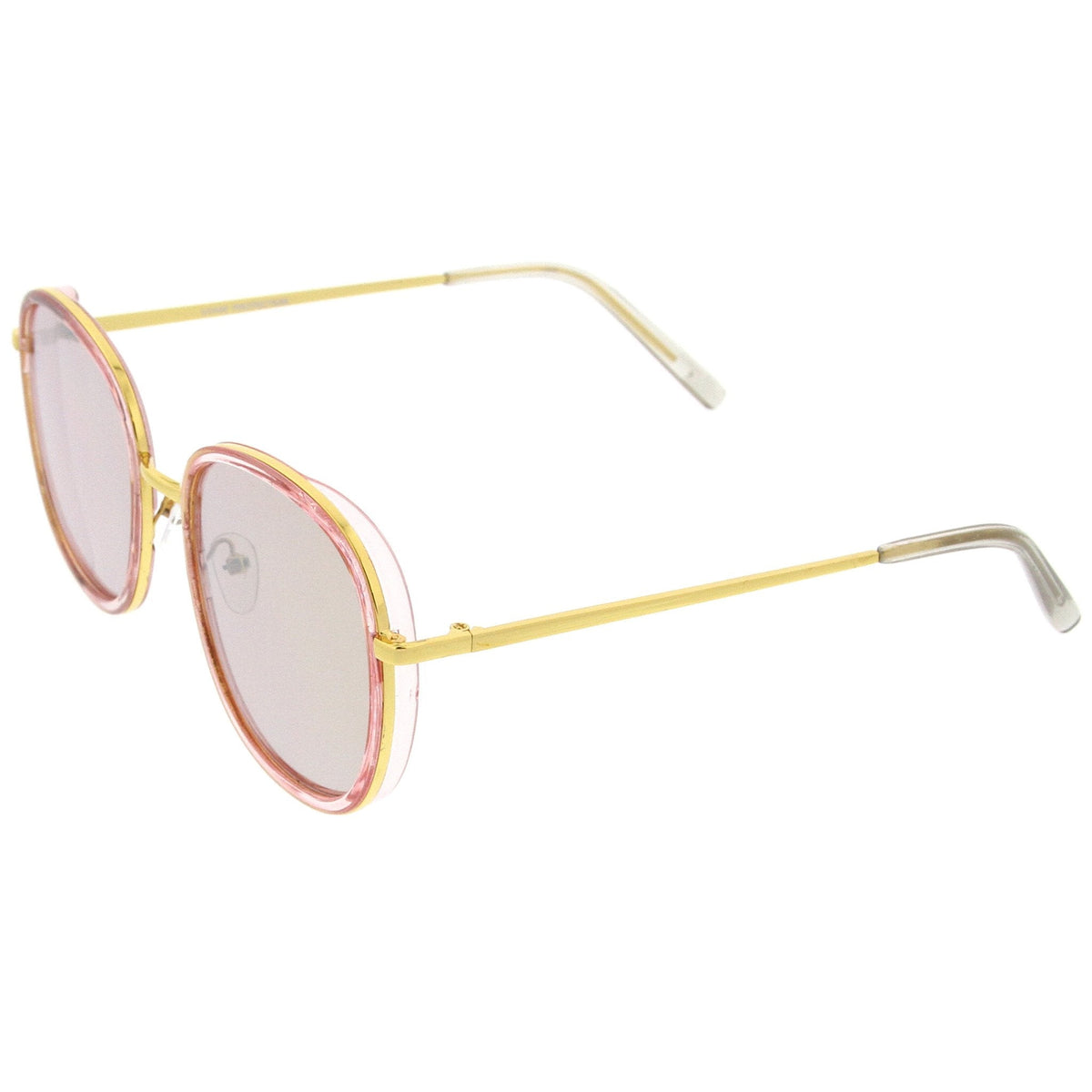 Retro Euro Mirrored Square Flat Lens Sunglasses A452