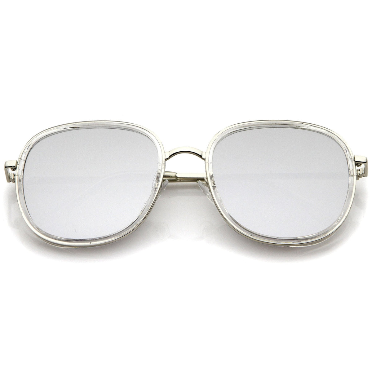 Retro Euro Mirrored Square Flat Lens Sunglasses A452