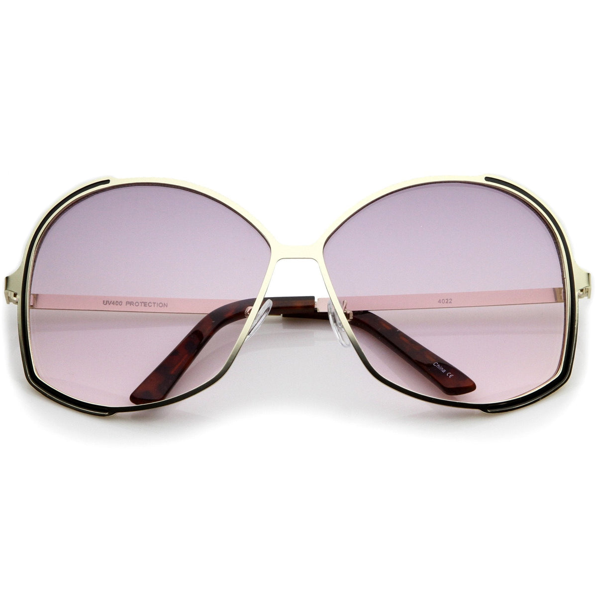Oversize Women's Color Gradient Lens Sunglasses A498
