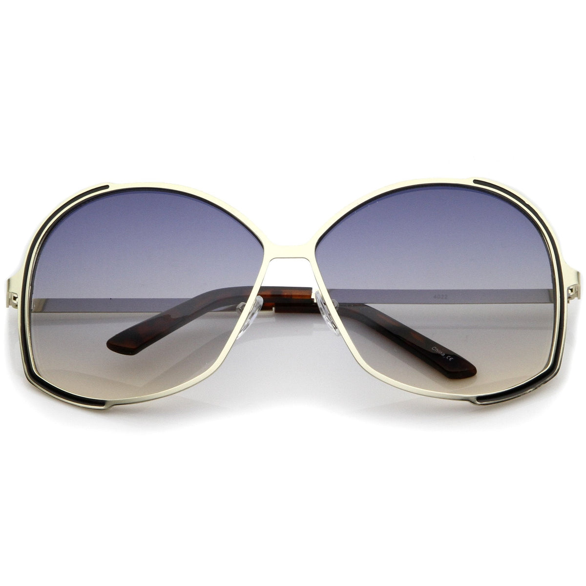 Oversize Women's Color Gradient Lens Sunglasses A498