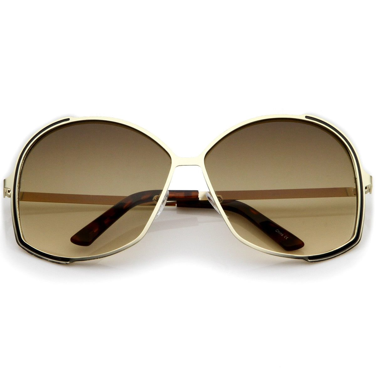 Oversize Women's Color Gradient Lens Sunglasses A498