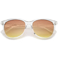 Retro Horned Rim Gradient Flat Lens Sunglasses A461