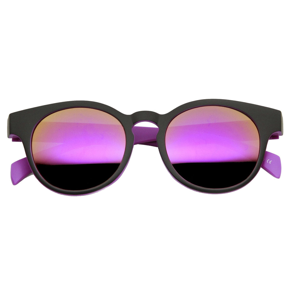 Summer Fun Party Round Key Hole Mirror Lens Sunglasses 9599
