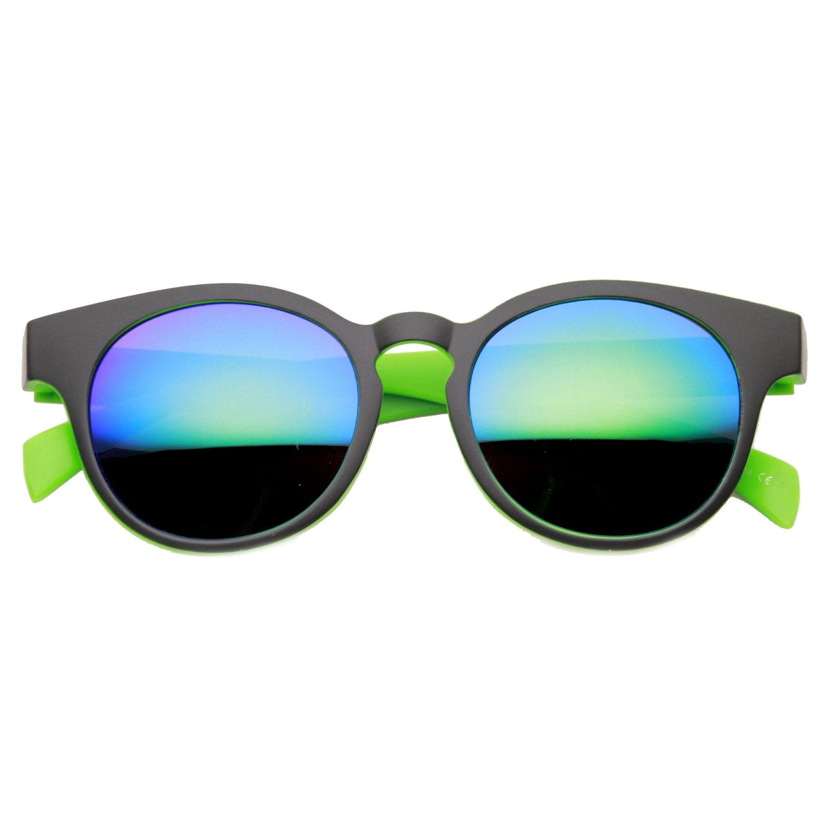 Summer Fun Party Round Key Hole Mirror Lens Sunglasses 9599