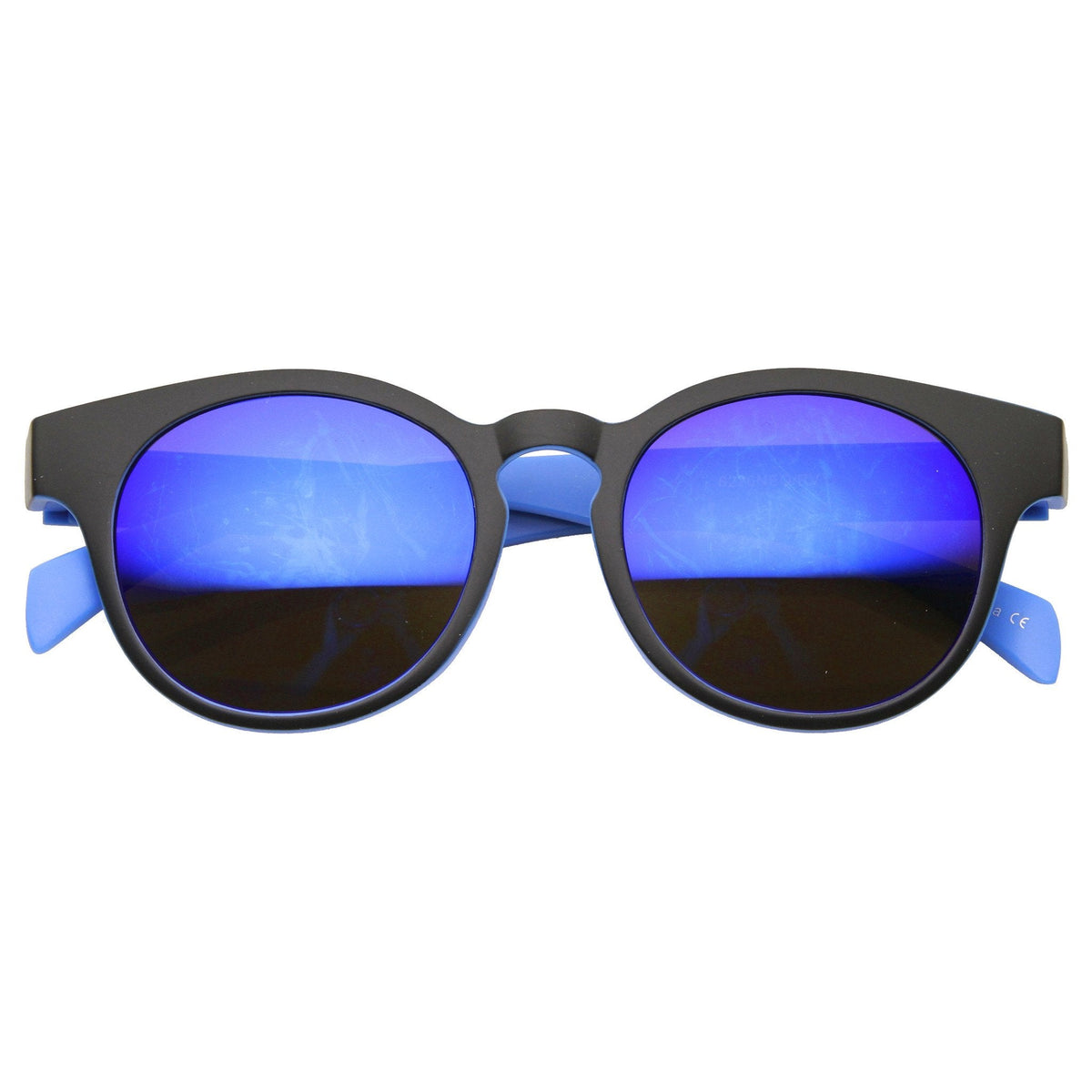 Summer Fun Party Round Key Hole Mirror Lens Sunglasses 9599