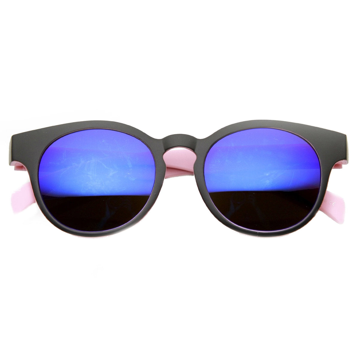 Summer Fun Party Round Key Hole Mirror Lens Sunglasses 9599