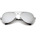Retro Classic Celebrity Mirrored Lens Metal Aviator Sunglasses 1375