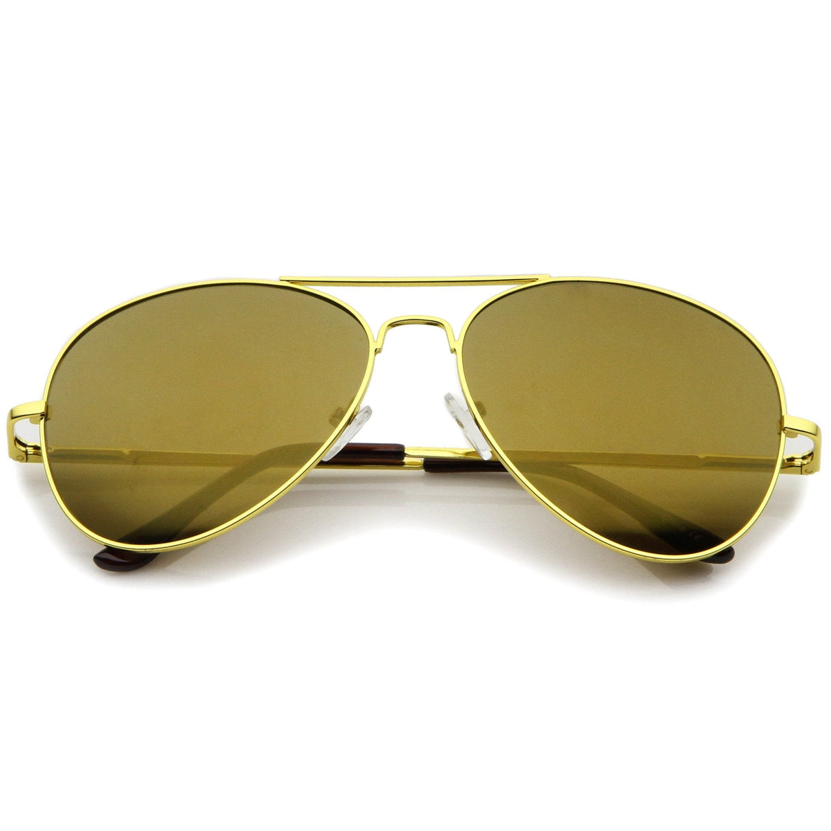 Retro Classic Celebrity Mirrored Lens Metal Aviator Sunglasses 1375