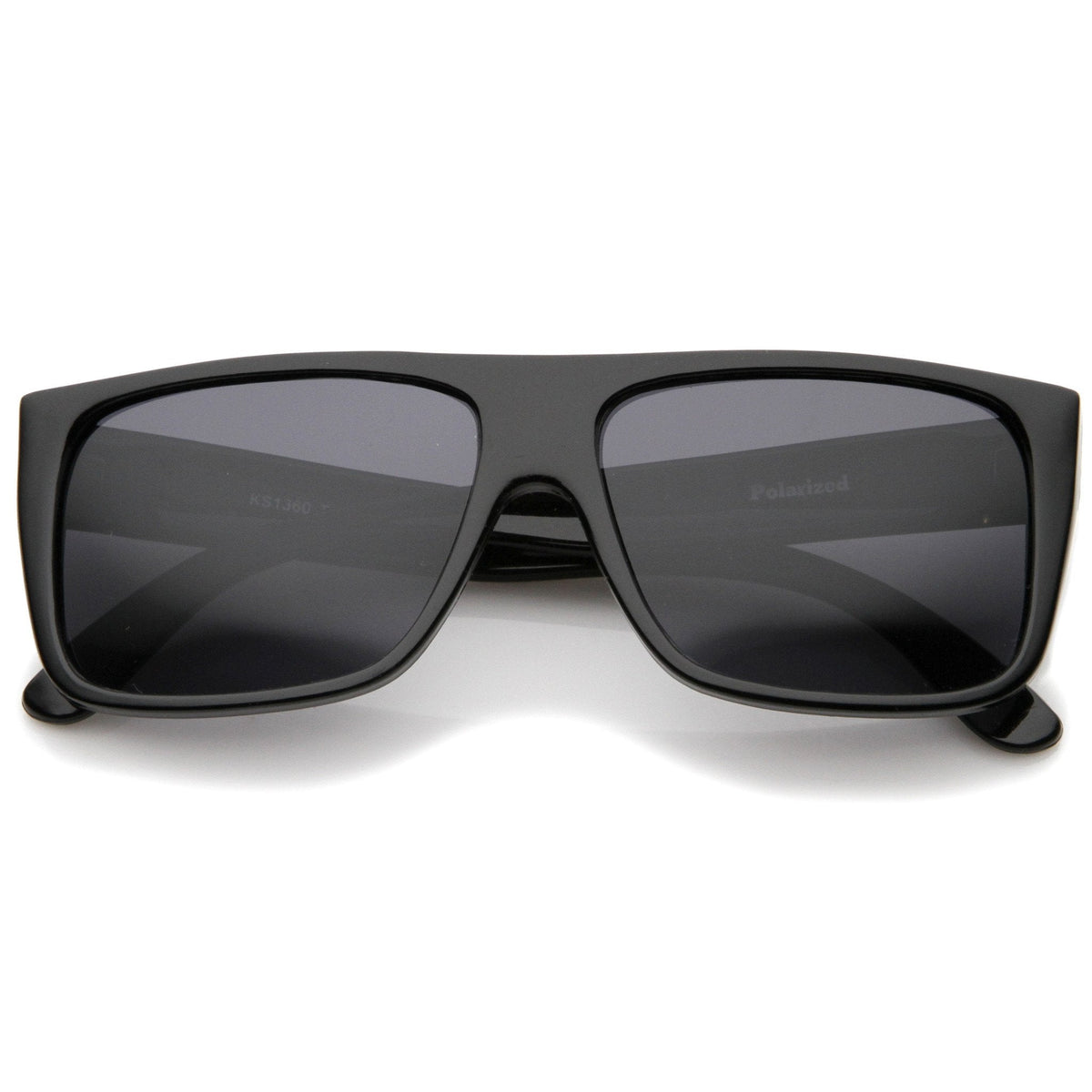 Retro Old School 1980's Flat Top Polarized Sunglasses 8956