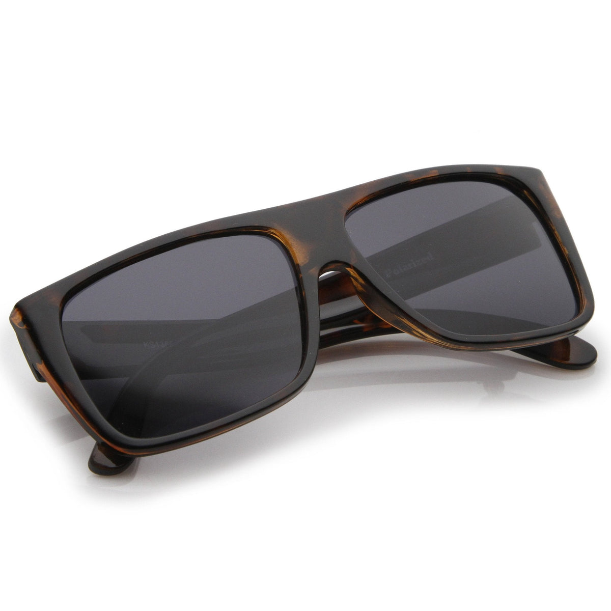 Retro Old School 1980's Flat Top Polarized Sunglasses 8956