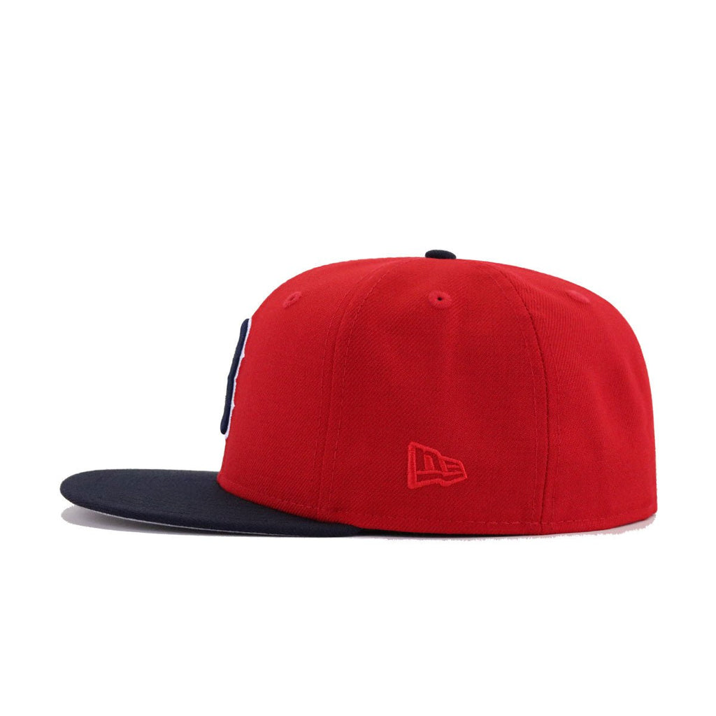 Boston Red Sox Scarlet Navy 2018 World Series New Era 59Fifty Fitted