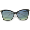 Oversize Retro 1950's Slim Cat Eye Gradient Lens Sunglasses A829