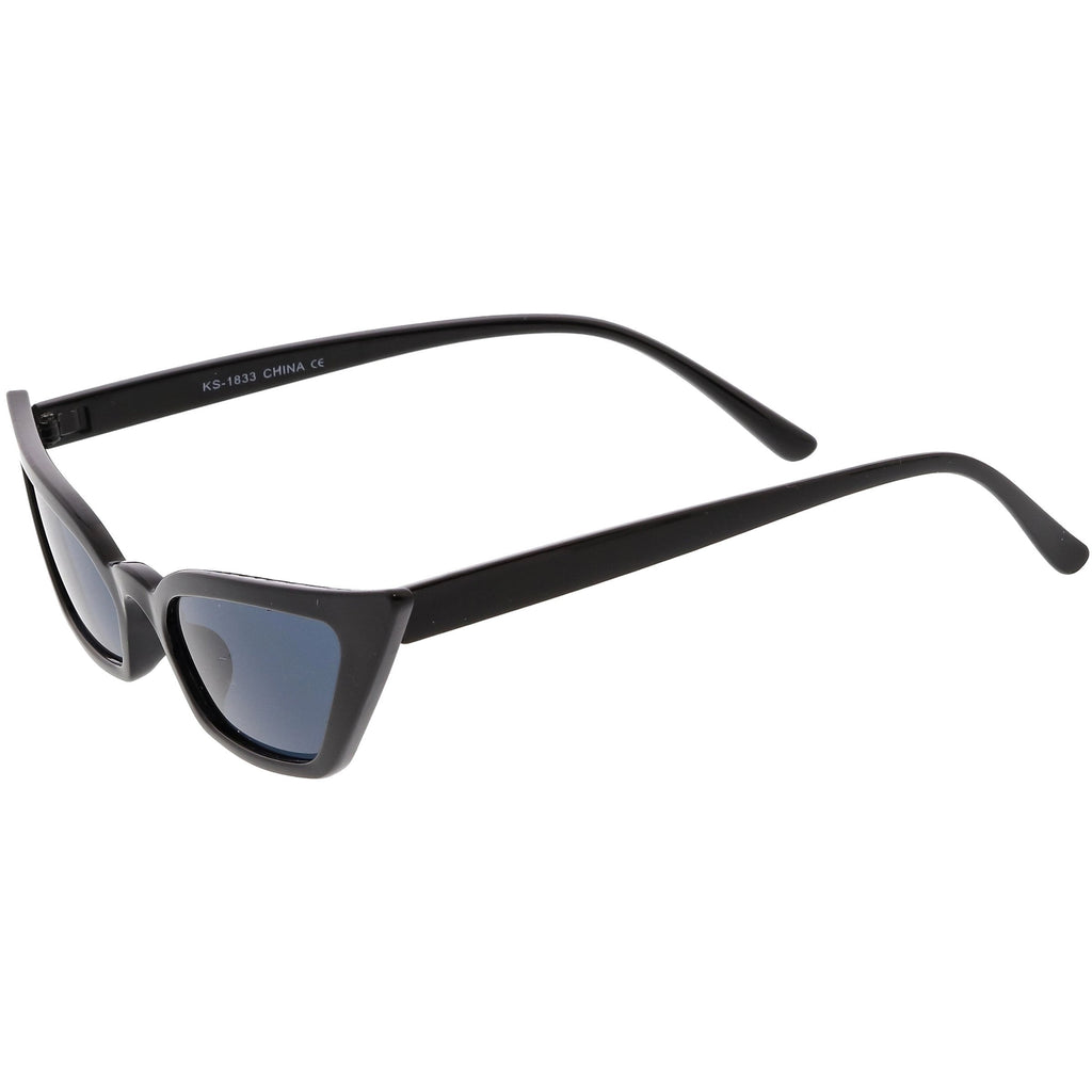 Women's 90's Thin Retro Pointed Cat Eye Sunglasses C571