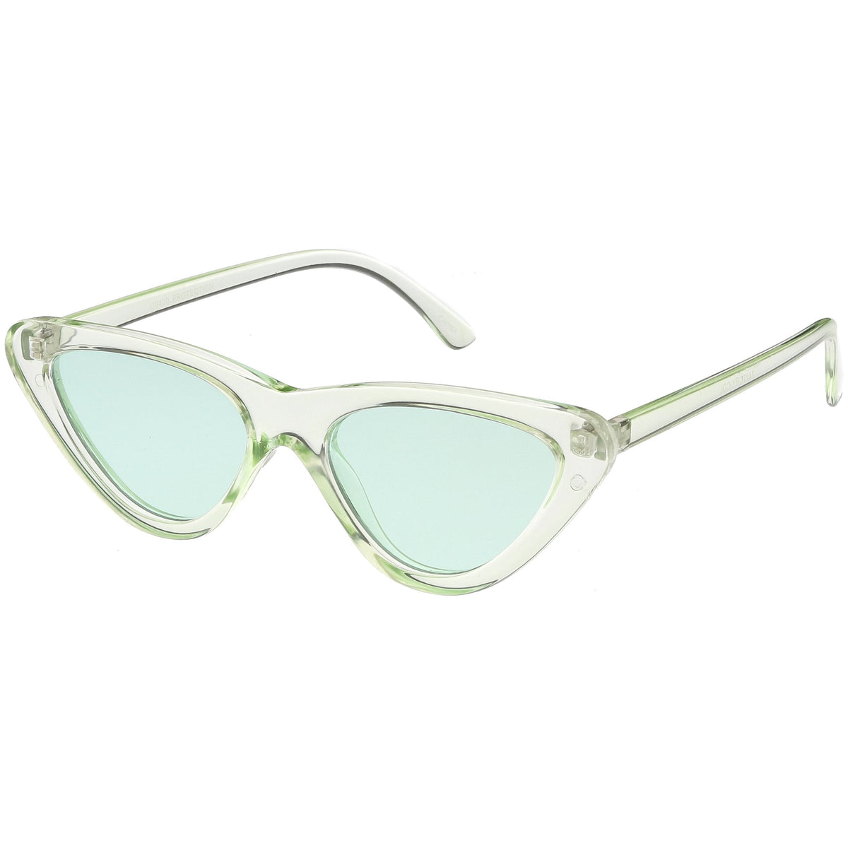 Women's Colorful Retro Indie Festival Thin Cat Eye Sunglasses C560