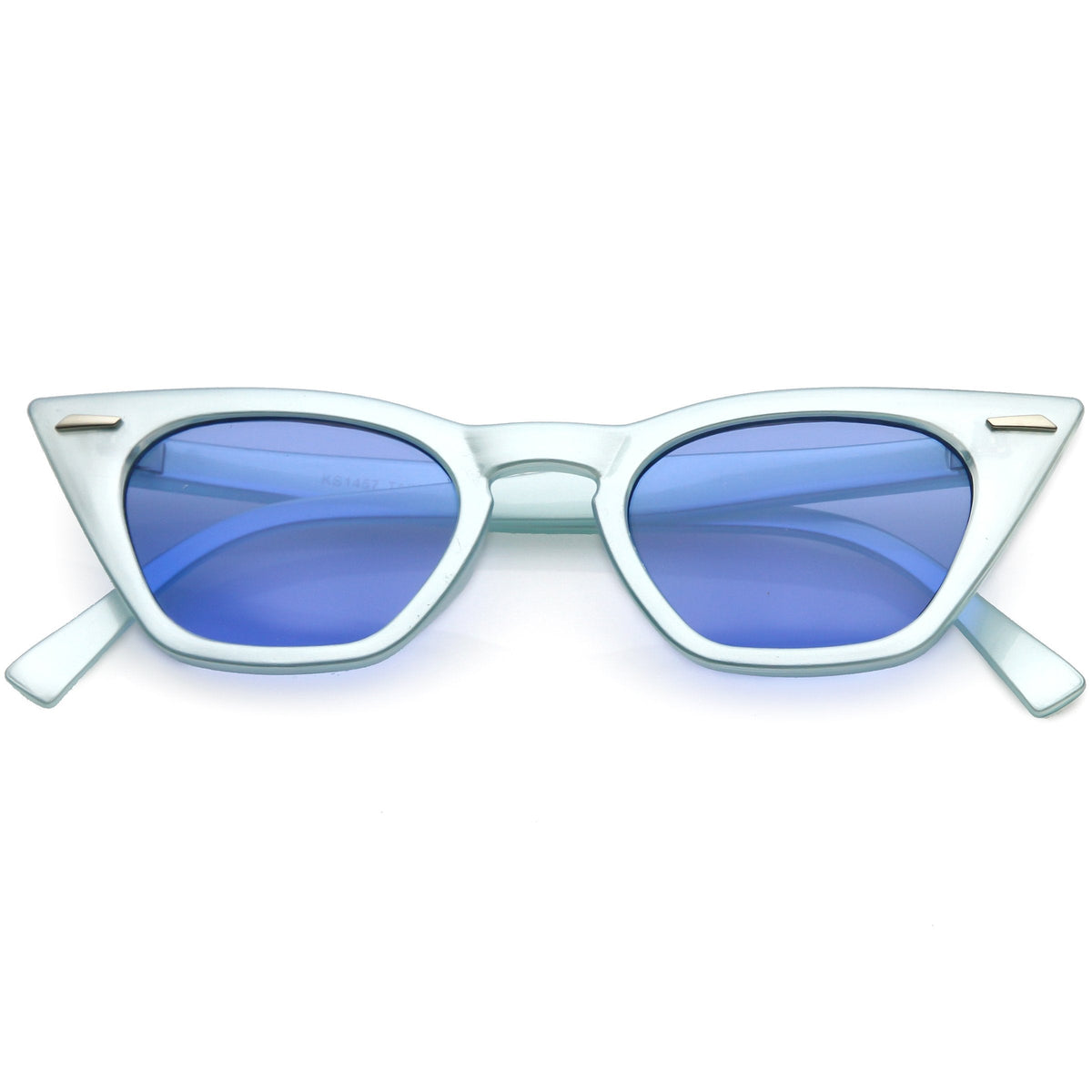 Women's Color Tone 90's Small Cat Eye Sunglasses C563