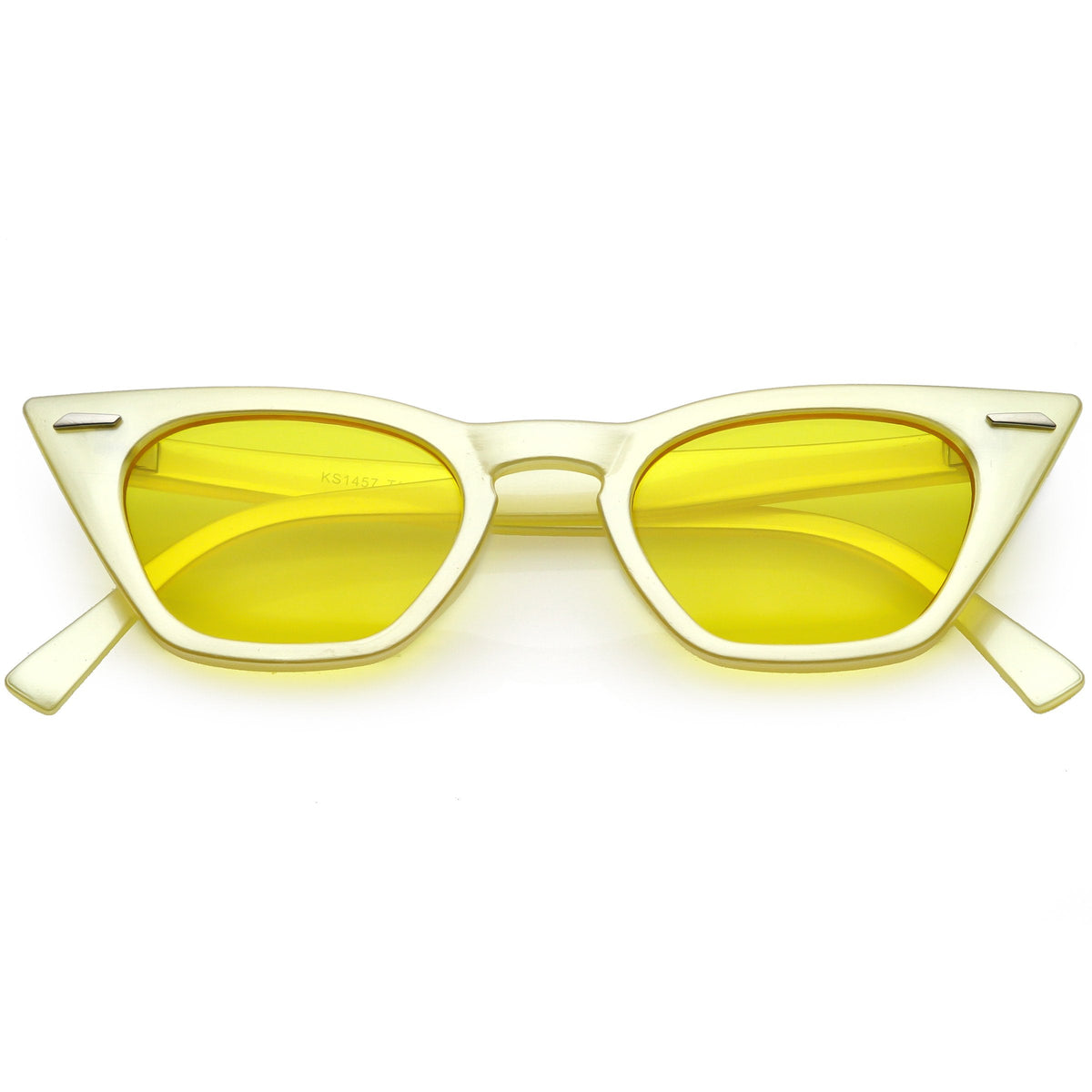 Women's Color Tone 90's Small Cat Eye Sunglasses C563