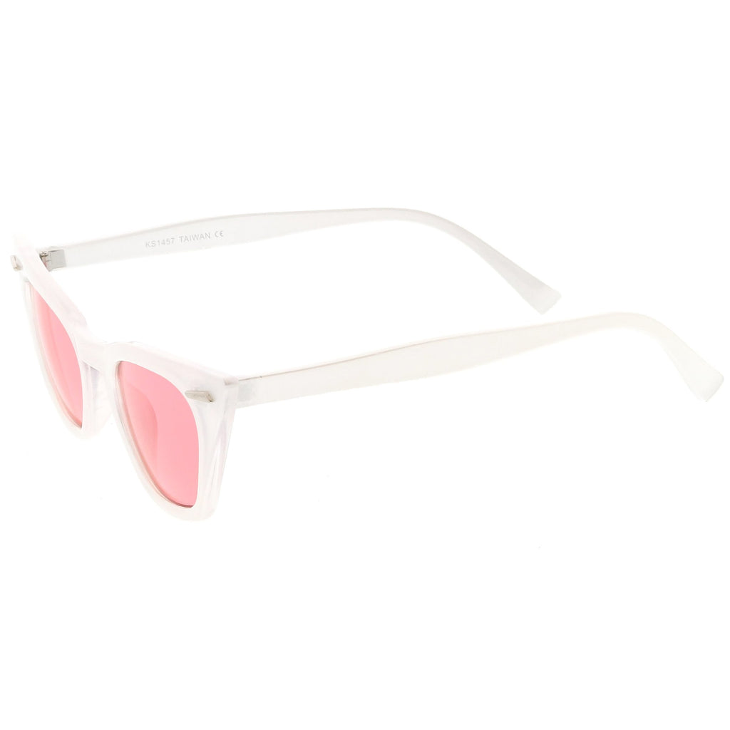 Women's Color Tone 90's Small Cat Eye Sunglasses C563
